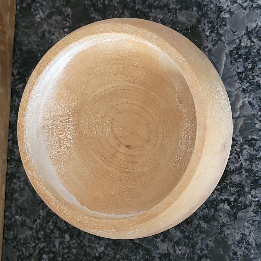 Wooden Shaving Bowl - Vintage - Picture 5 of 10